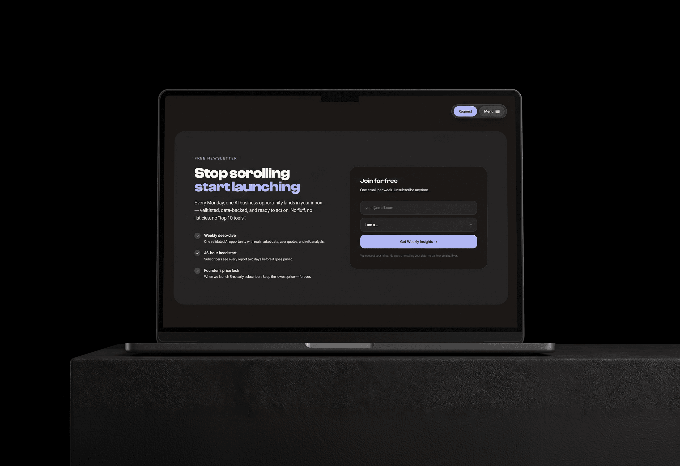 After: polished published report, autonomous pipeline, publication-ready in minutes